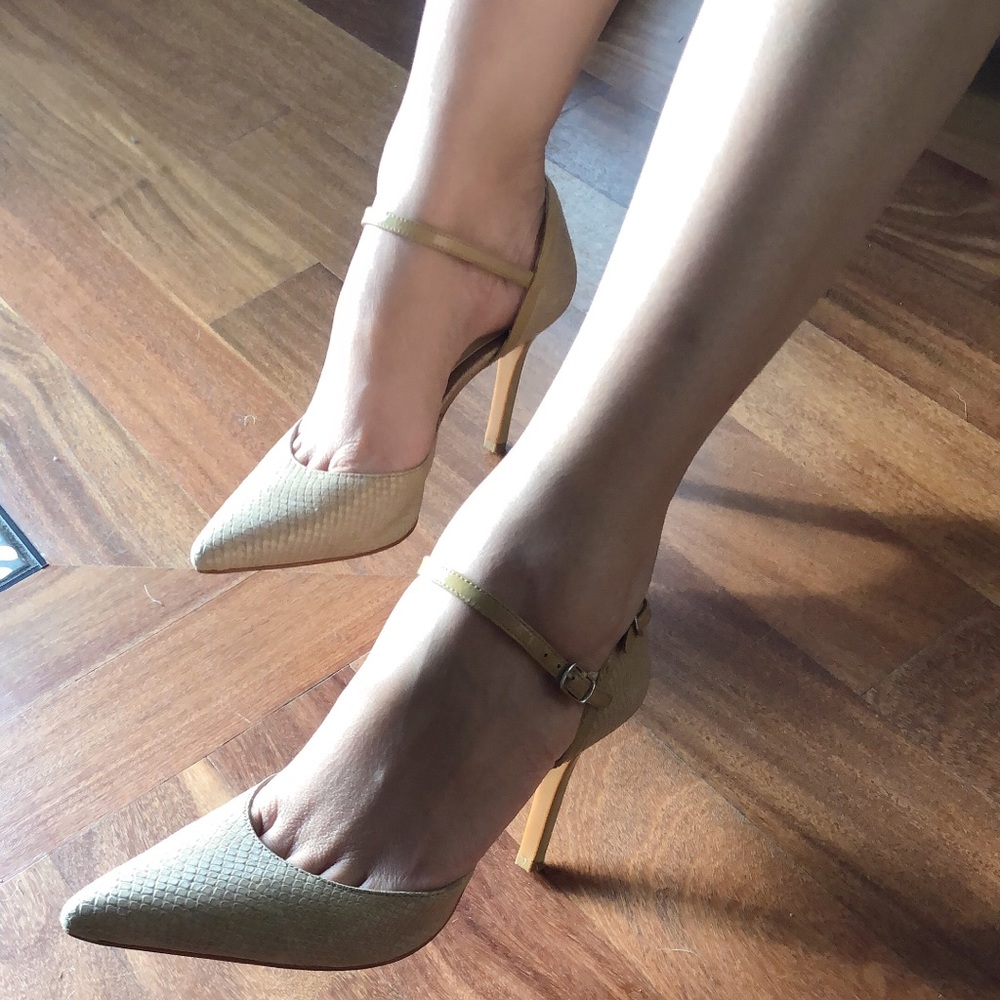 Lauren Ralph Lauren Sophie leather upper heel